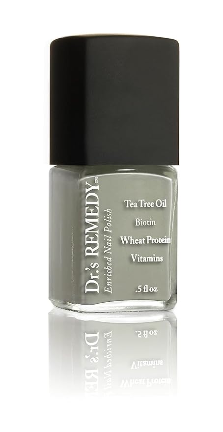 Dr’s Remedy 4 Pack Nail Polish Treatment, COMEBACK Collection, Non Toxic and Organic All Natural Enriched Nail Strengthener - BALANCING Biotin Gummies/TOTAL Two-in-One/LYRICAL Lilac/SERENITY Sage
