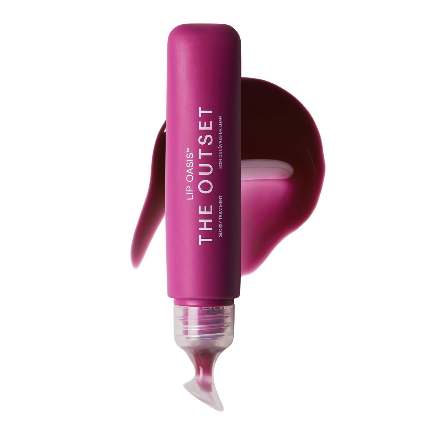The Outset Lip Oasis Glossy Treatment | Skincare Essentials | Vegan | Gluten Free | Clean Beauty | Unisex for All Skin Types | Mirage | 0.3 oz