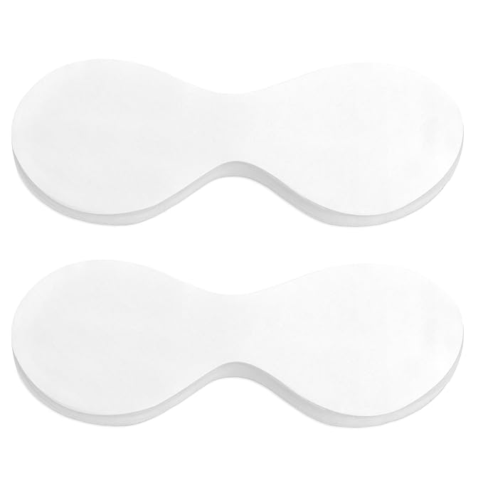 Non-Woven Eye Care Patches Paper, 100 Pieces Disposible Eye Mask Paper Cotton Spa Eyes Care Sheets Pads DIY Skincare Eyes Covers Beauty Tools for Facial Treatments, Moisturizing & Makeup Prep