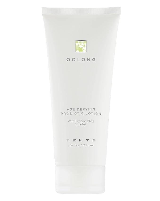 Zents Age-Defying Probiotic Body & Hand Lotion (Oolong) | Moisturizing Lotion with Hyaluronic Acid & Organic Shea Butter | Nourishes & Hydrates Skin | 6.4 fl oz