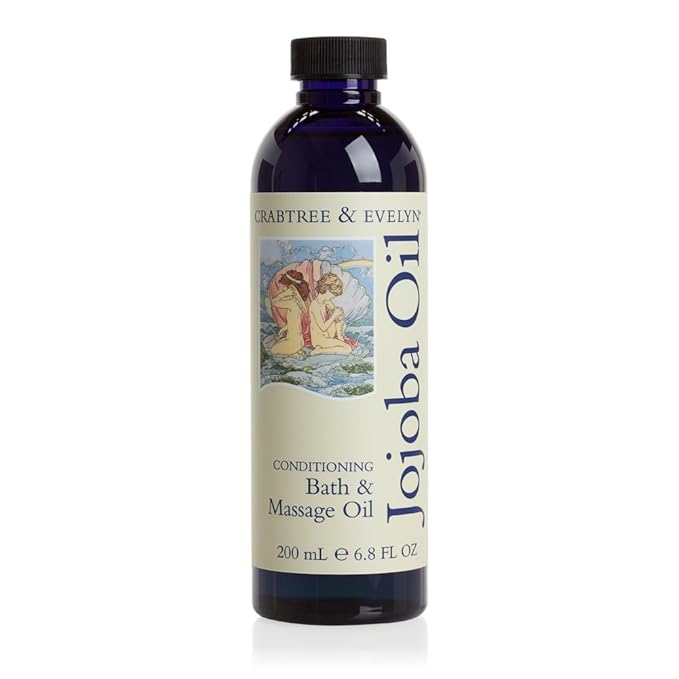Crabtree & Evelyn Jojoba Oil Conditioning Bath and Massage Oil, 6.8 Fl Oz