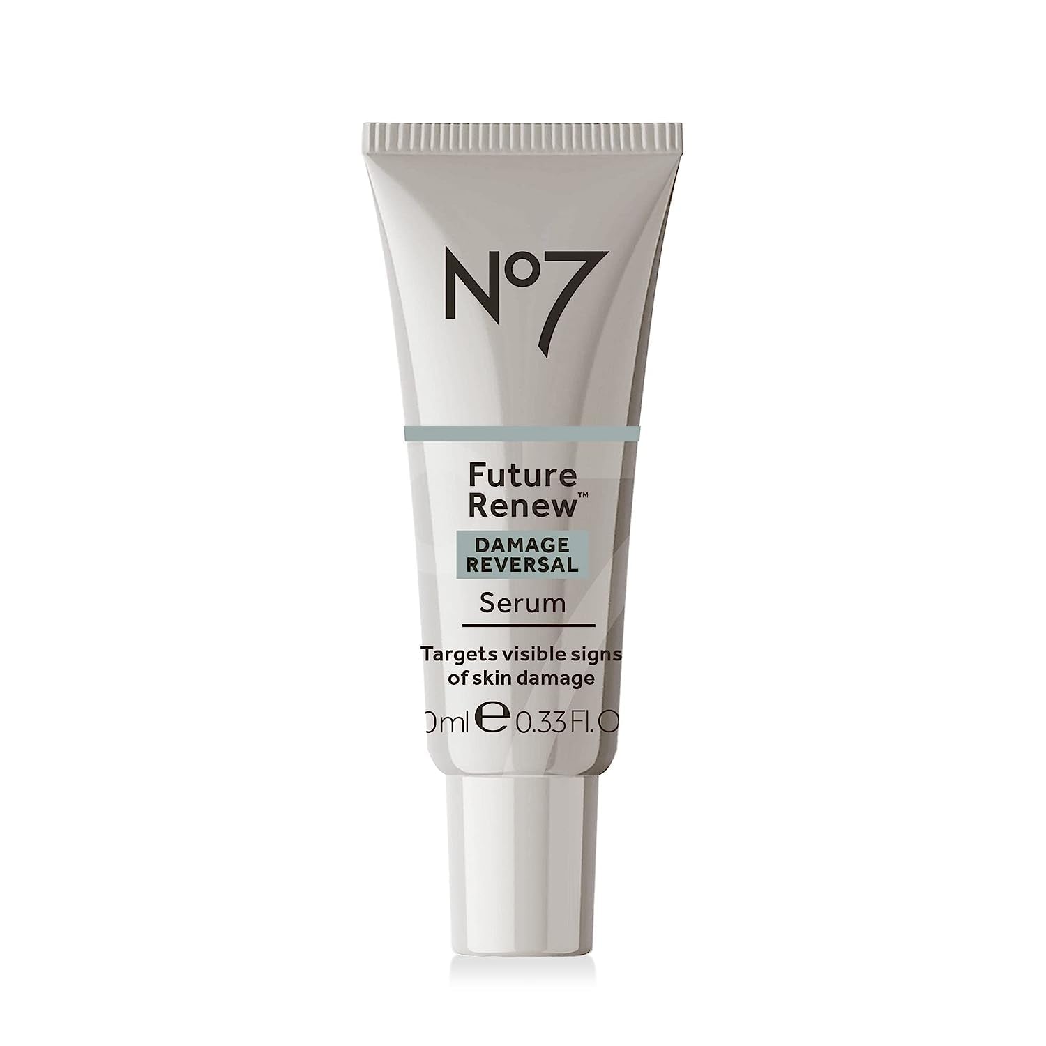No7 Future Renew Damage Reversal Face Serum - Anti-Aging Serum for Glowing Skin - Hyaluronic Acid + Niacinamide for Sun Damage Reversal - Dermatologist-Approved, Sensitive Skin Suitable (0.33 Fl Oz)