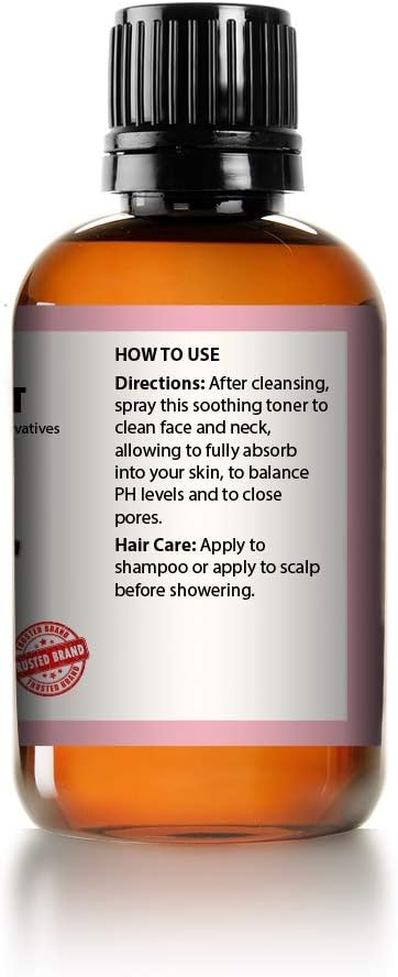 Mayan's Secret Pure Carrier and Essential oils for Skin Care, Hair, Body Moisturizer for Face-Anti Aging Skin Care (Rose Water Hydrosol, 4oz)