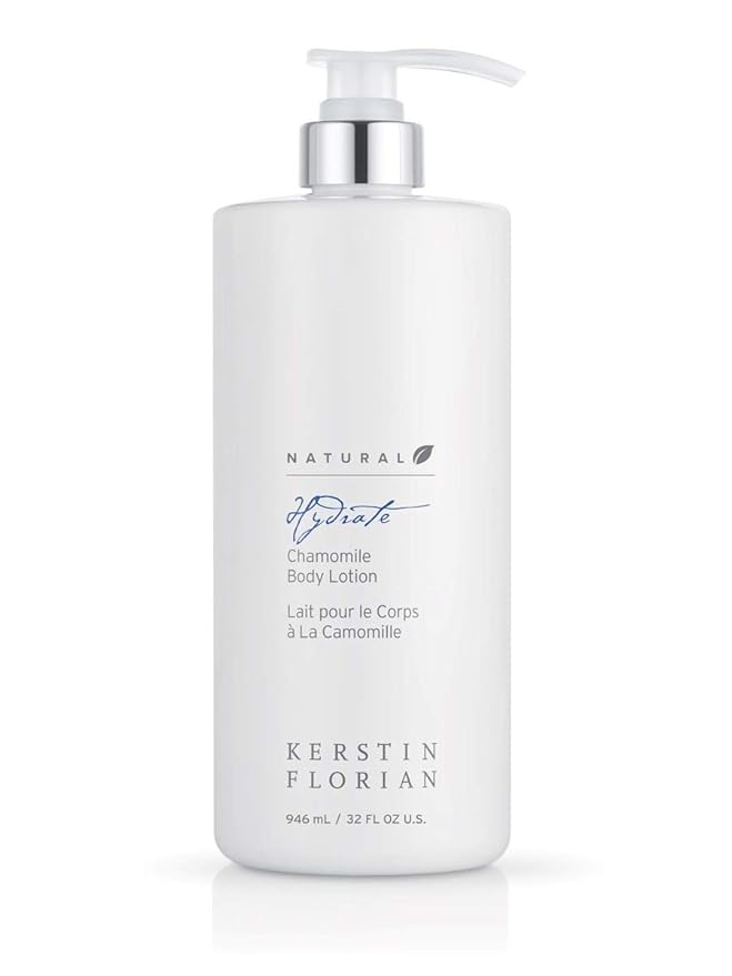 Kerstin Florian Chamomile Body Lotion | Nourishing Hydrating Moisturizer with Aloe & Jojoba Oil | Soothes Dry Skin | 32 fl oz