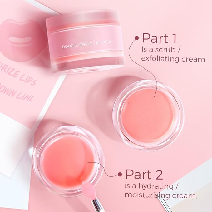 DOUBLE-EFFECT Lip Sleep Mask, Lip Mask+Lip Scrub Intensive, Lip Primer, Lip Sleeping Mask, Lip repair treatment, Lip Repair Balm