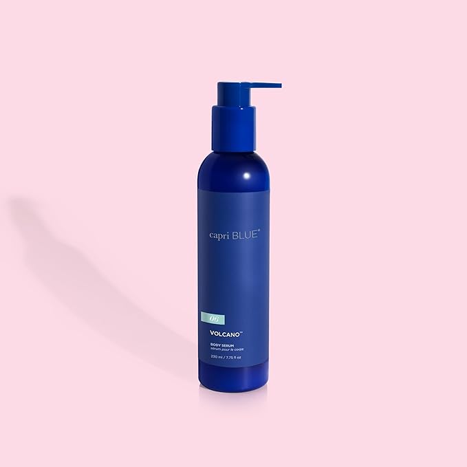 Capri Blue Body Serum – Body Hydrating Serum with Sodium Hyaluronate, Argan Oil & Jojoba Oil – Cruelty Free Lightweight Skin Moisturizer for Dry Skin (Volcano, 7.75 fl oz)