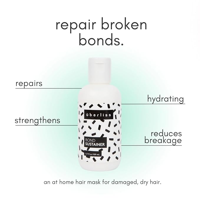 Bond Repair Conditioner - 3.7 oz - Hair Mask For Damaged Hair - Patented Formula - Instant Results and Improvement