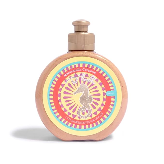 Kaba D'Luchi Body Butter Made With Natural Coconut Oil and Vitamin E, Provides Intense Nourishment & Hydration, Moisturize Skin, With Golden Glitter, 10 Oz