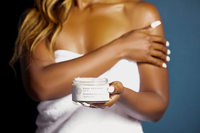 Shea Radiance Classic Scent Baobab - Unrefined Shea Antioxidant Cream & Body Lotion, for All Skin Types - Collagen Boosting Hydration | 6oz