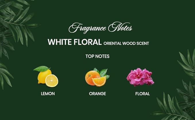 HERBARIA Body Oil - White Floral (3.38 fl oz) | Luxurious Body Oil - ALL SEASON | 100% Vegan Enriched With Grapeseed Oil, Pomegranate Oil, Avocado Oil, Argan Oil, Baobab Oil | 100% Sustainable