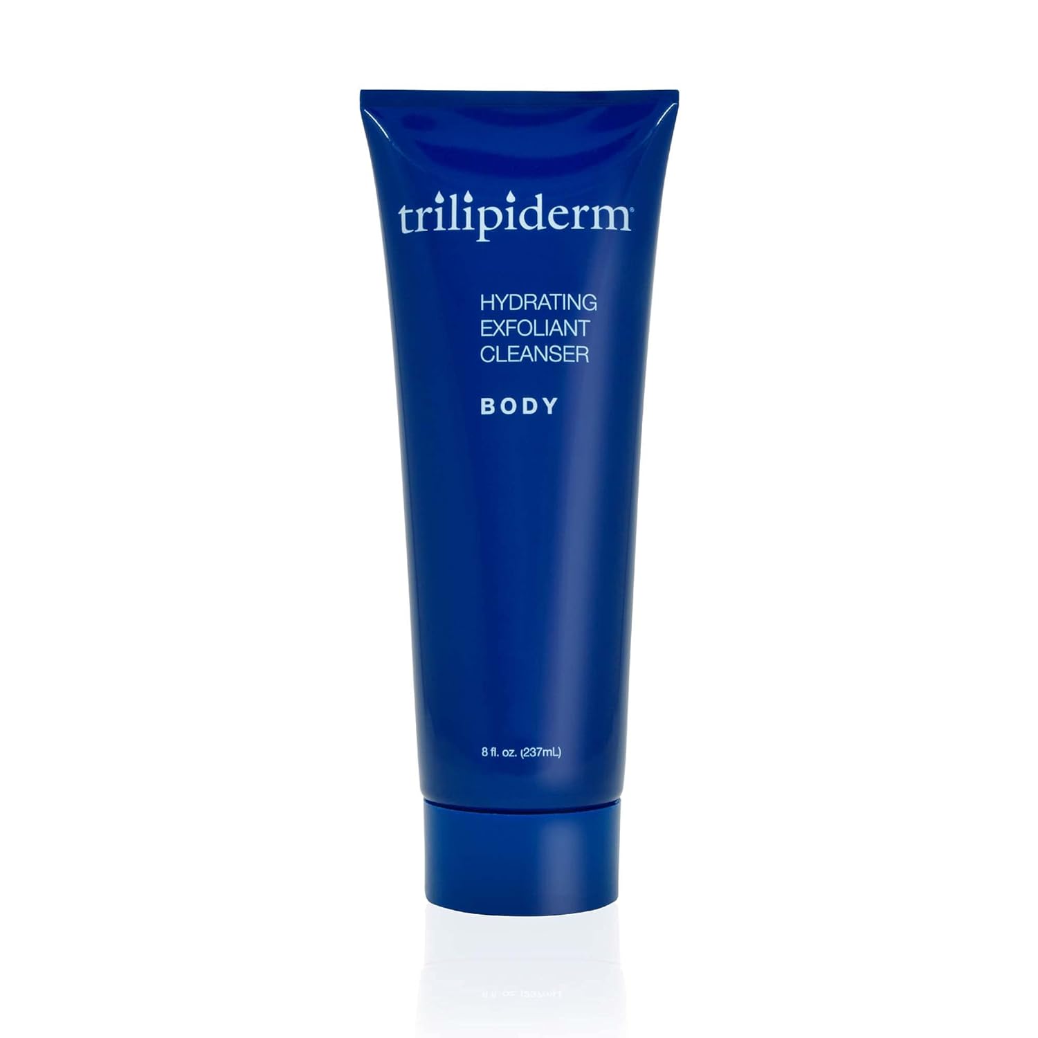 Trilipiderm Hydrating Exfoliant Cleanser – 3-in-1 Body Wash, Scrub, and Hydrator, 8 Ounce Tube