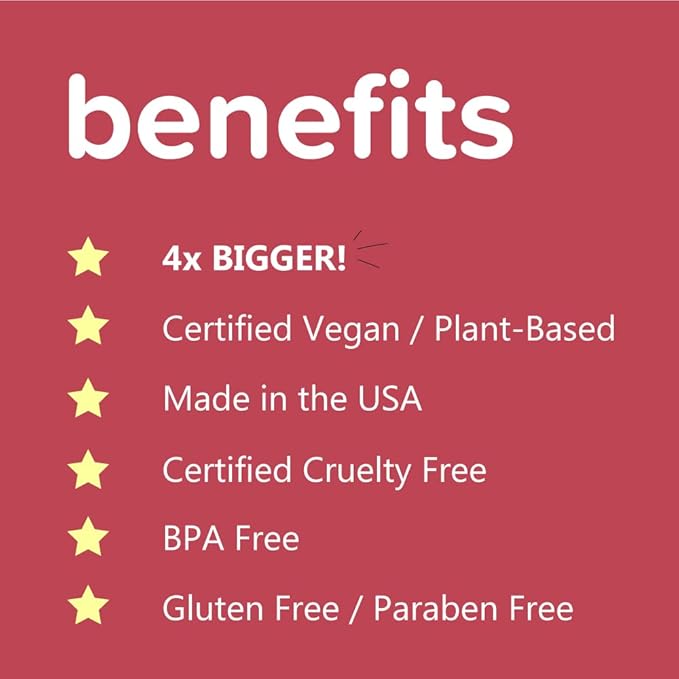 Crazy Rumors Biggie Apple Cake Flavored All Natural, Plant Based Lip Balm to Moisturize and Nourish your Lips - Apple Cake Biggie Tube 0.6 oz (4x Larger than standard 0.15 oz lip balm)