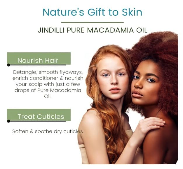 Pure Macadamia Oil-Australian Cold-Pressed Refined, Filtered, All-Natural, Cruelty-Free-Travel Moisturizer for Hair, Skin, Nails, Massag-Sensitive Skin, Eczema, Rosacea and Psoriasis-3.4 oz