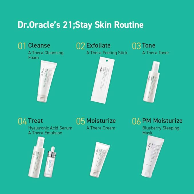 A-Thera Toner Facial Moisturizer Face Serum Korean Skincare Toner for Sensitive Skin, (4.05fl.oz.fl.), Dermatologist Tested, 21;Stay by DR.ORACLE