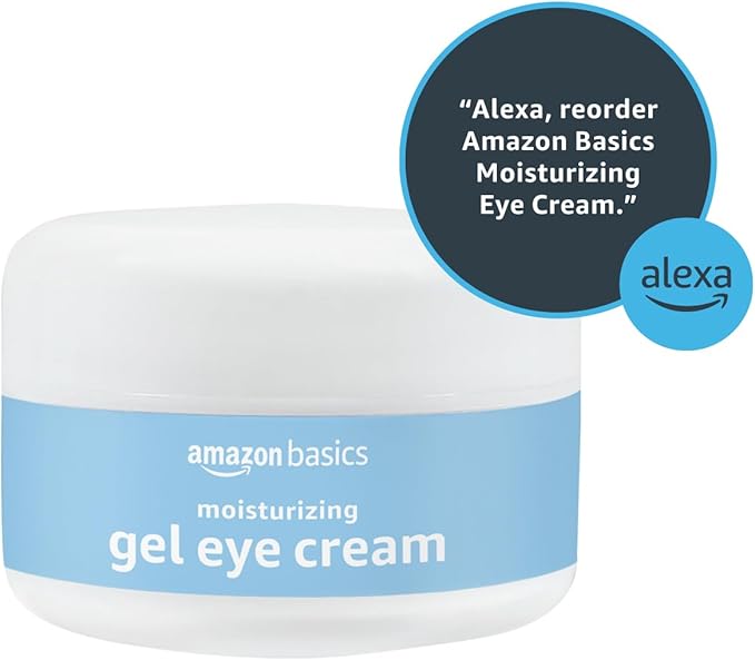 Amazon Basics Moisturizing Gel Eye Cream, 0.5 Fluid Ounces, 1-Pack