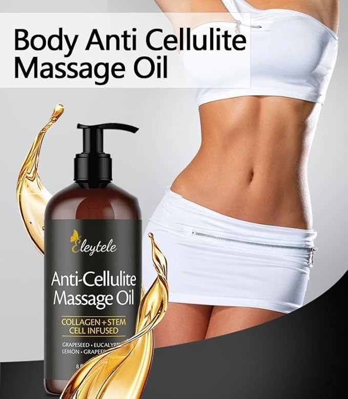 Anti-Cellulite Sculpting Serum for Firm, Smooth Skin, Advanced Cellulite Reduction Serum for Firm, Collagen and Stem Cell Skin Tightening Cellulite for Women. Price for 1 x 8 Fl Oz, 240 ml