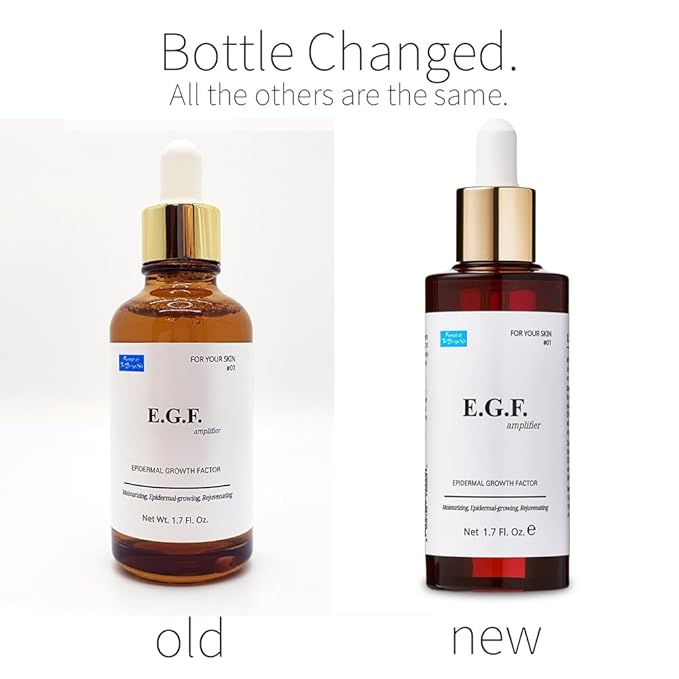 EGF Serum Epidermal Growth Factor 1.7 Fl. Oz. / 50ml / face serum cosmetic ingredients for skin serum korean egf growth factor egf ample after microneedling