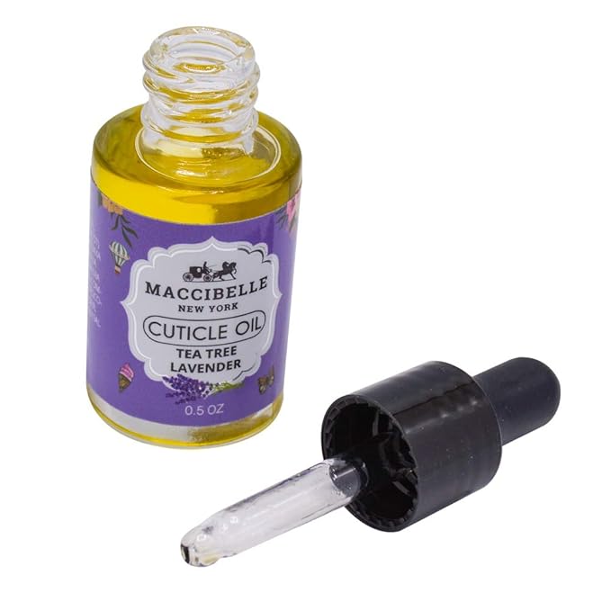 Maccibelle Cuticle Oil 0.5 oz Tea Tree Lavender Heals Dry Cracked Cuticles