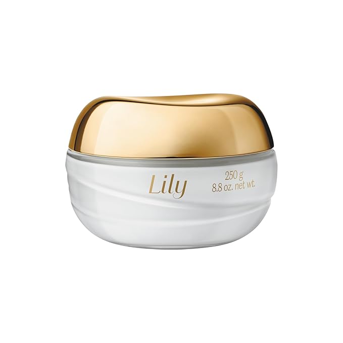O Boticário Lily Satin Hydrating Body Cream, 24 Hour Fragranced Body Butter for Dry Skin, 8.8 Ounce
