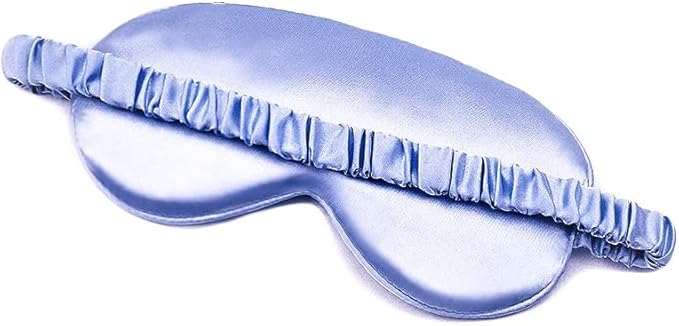 100% Natural Mulberry Soft Silk Sleep Mask, Light Blocking Eye Masks For Sleep, Night Blindfold Eye Mask Cover For Men And Women, Sleeping Night Mask For Travel