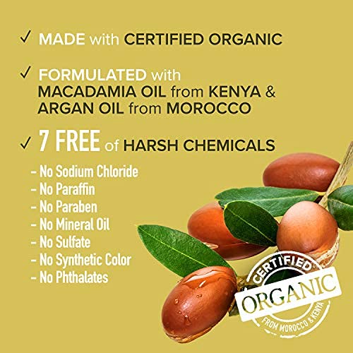 KISS Argan & Macadamia Deep Conditioning Masque 500mL (16.9 US fl.oz)