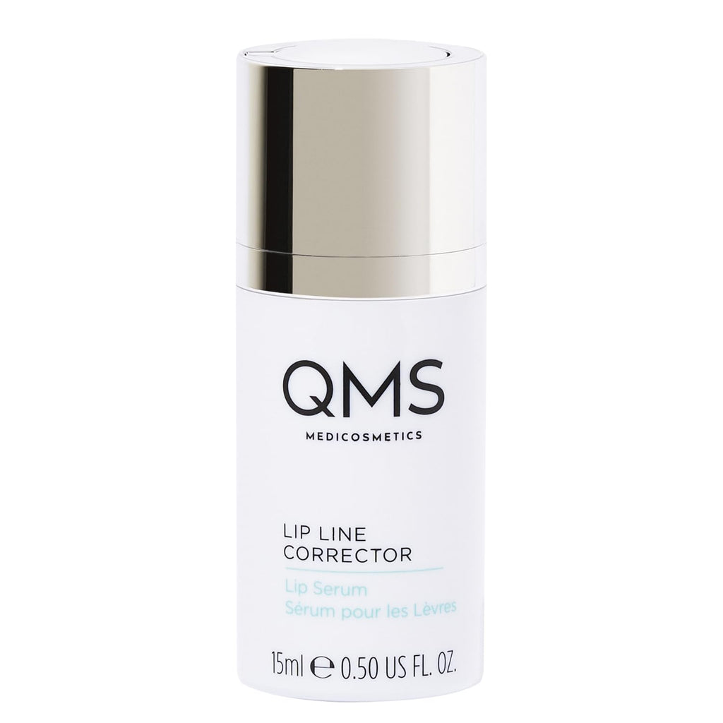 QMS Medicosmetics Lip Line Corrector Lip Serum – Formulated to Reduce Fine Lines + Wrinkles – Hydrates + Plumps Lips – 0.5 oz