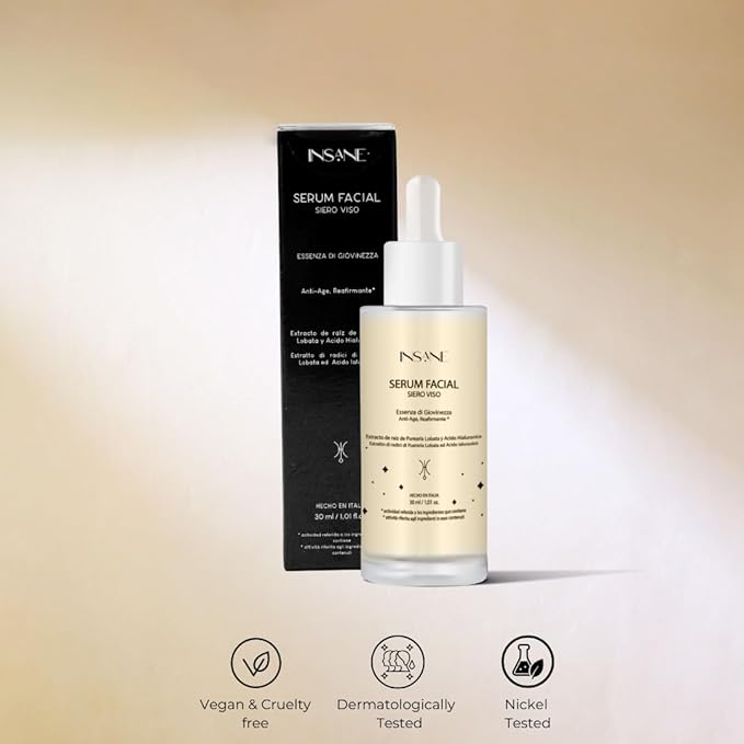 Youth Essence Brightening Face Serum — Even Skin Tone, Plumping & Anti-Aging — Hyaluronic Acid + Kudzu & Centella Asiatica — Radiant, Glow-Boosting Formula. Dermatologically Tested.