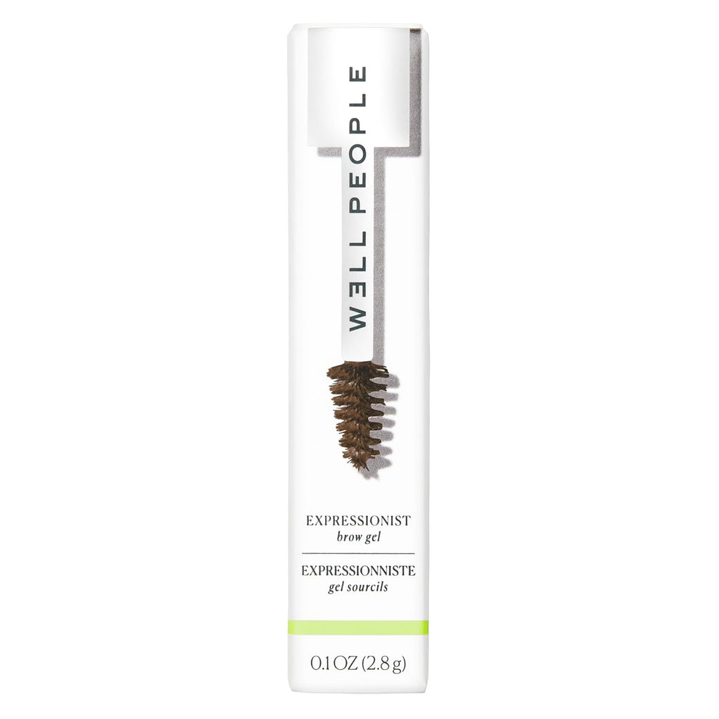 Well People Expressionist Brow Gel, Conditioning Gel For Thickening & Filling In Brows, Creates Fuller-looking Brows, Vegan & Cruelty-free, Dark Brown