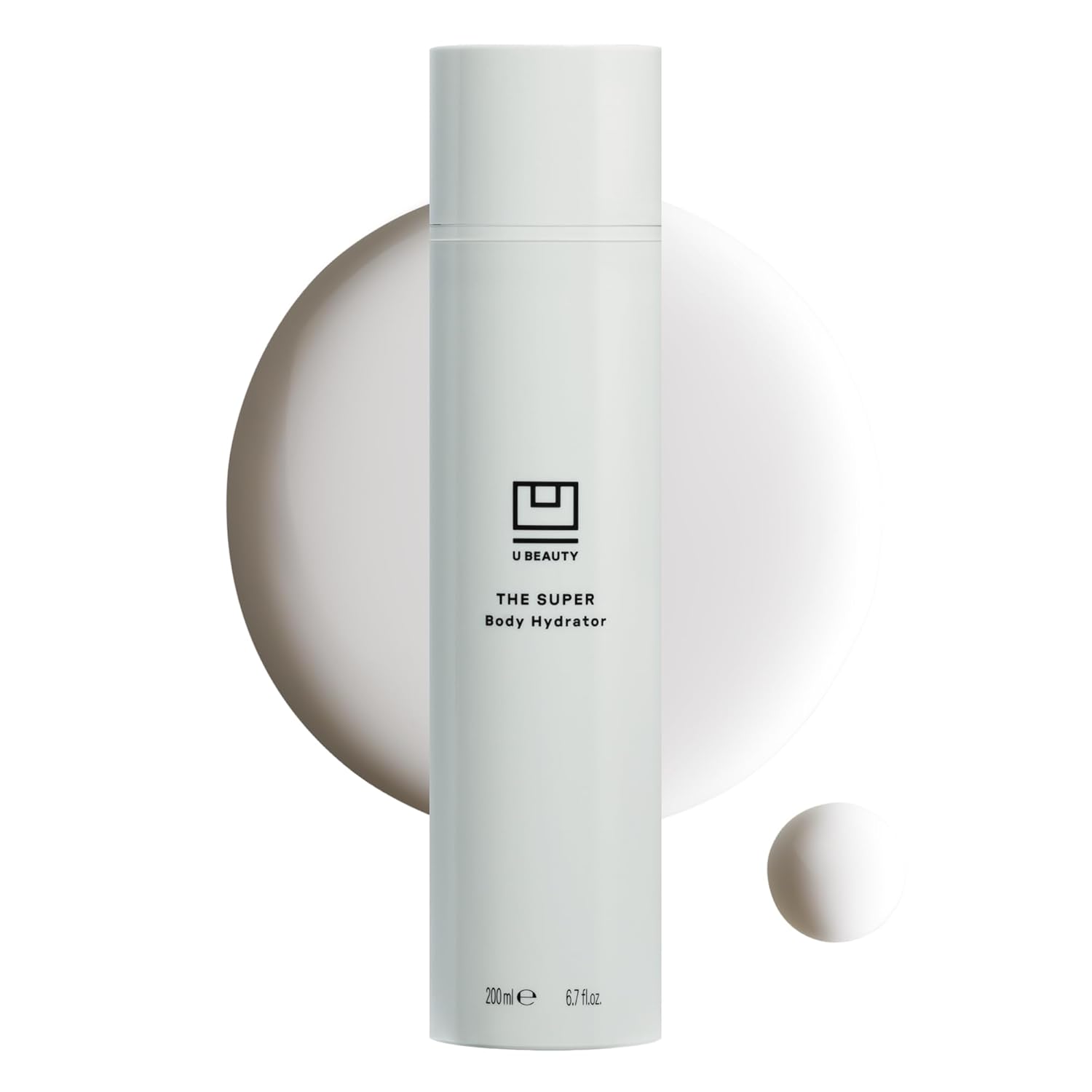 U Beauty The SUPER Body Hydrator - Mega-Dose Hyaluronic Acid Body Moisturizing Cream with Niacinamide and Squalane for Smooth, Bright, and Renewed-Looking Skin For Up To 48 Hours - 6.7 fl oz