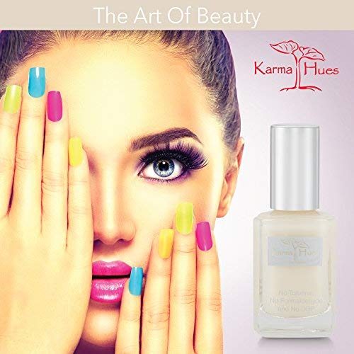 Karma Naturals Nail Enamel Primer – Non-Toxic, Vegan & Cruelty-Free Formula for Smoother, Longer-Lasting Polish