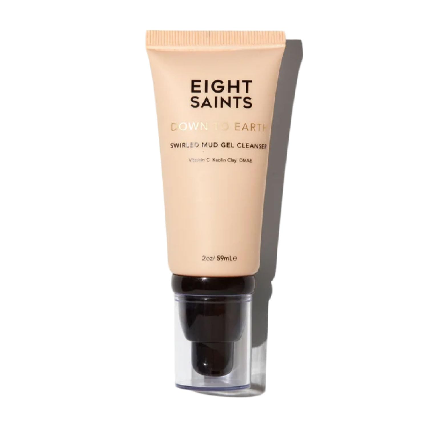 Eight Saints Down To Earth Mud Gel Face Wash, Natural and Organic, Gentle and Effective Daily Anti Aging Facial Cleanser, Makeup Remover, Nourishing and Hydrating Face Cleanser