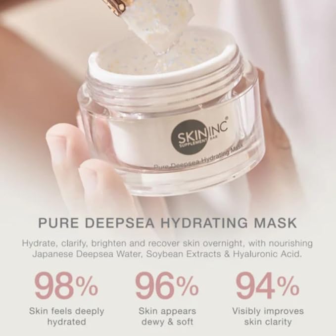 Inc Saviour Dose Soothe Care Set - Hydration Kit with Serum Booster and Deepsea Hydrating Mask for Plump, Replenished