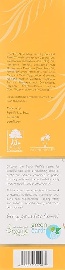 PURE FIJI Body Lotion Hydrating - Moisturizing Lotion for Dry Skin with Coconut Milk and Vitamin E, Organic Body Lotion For Women and Men, Pineapple Scent, 12 oz