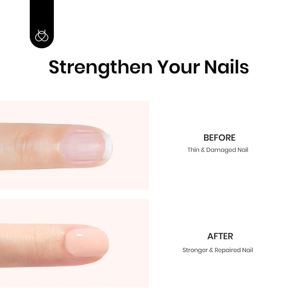 Beetles Rubber Base Gel Nail Polish, 1pcs 15ml Color Base Builder Neutral Nude Pink Gel Polish Base Coat Nail Strengthener for Nail Art Design, Soak Off UV LED light Needed