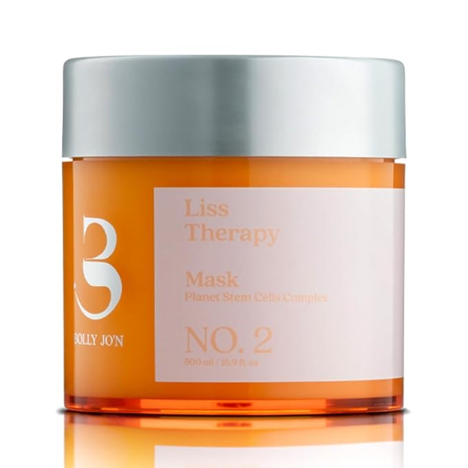 Liss Therapy Hair Mask for Chemically Straightened Hair – Salt-Free, Enriched with Plant Stem Cells and Advanced PLEX Complex – 500ml by Bolly Jo'n