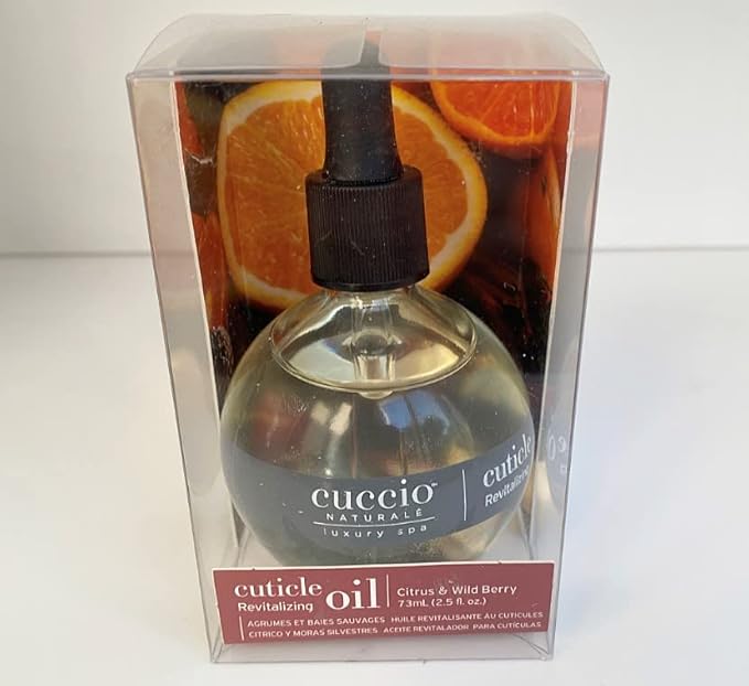 Cuccio Naturale Cuticle Oil - Revitalizing & Hydrating - Citrus Wild Berry - Paraben/Cruelty-Free - 2.5 oz