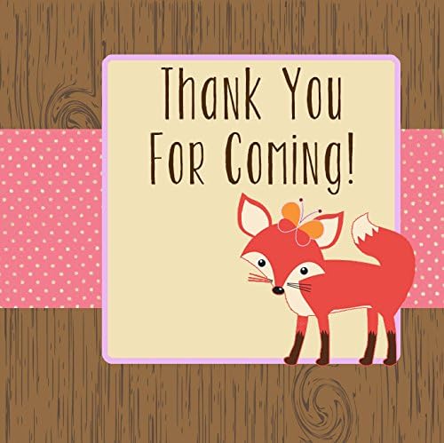 12 Fox Lip Balm Favors for Girl - Woodland Baby Shower Favors - Girl Fox Baby Shower - Woodland Birthday Favors - Fox Birthday Favors