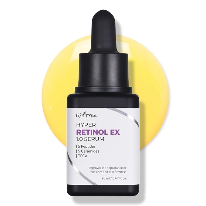 ISNTREE Hyper Retinol EX 1.0 Serum 20ml | 5 Peptides | 5 Cermaides | Helps Reduce Fine Lines