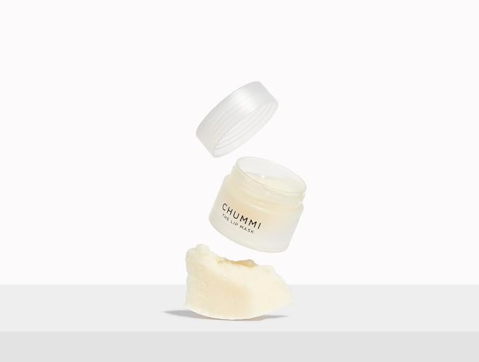 CHUMMI LIP MASK - skincare for your lips - Luxurious overnight lip treatment in coconut, berry, and vanilla, blended with lip-softening plant butters and exfoliating berry extracts. (20g, Berry)