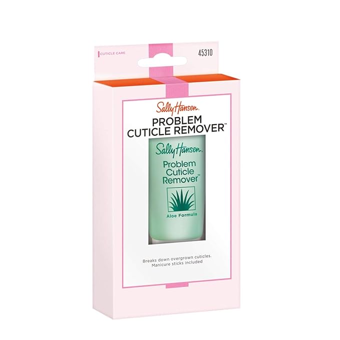 Sally Hansen Problem Cuticle Remover™, Eliminate Thick & Overgrown Cuticles, Ph Balance Formula, Infused with Aloe Vera to Soothe and Condition
