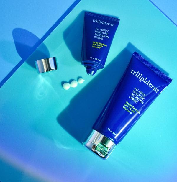 Trilipiderm Weekender Bundle – All-Body Moisture Retention Crème 6-Pack Travel Size – 3x SPF 30 Broad Spectrum Sunscreen 3 oz + 3x Original Formula 3 oz – Hydrating Skincare for All Skin Types