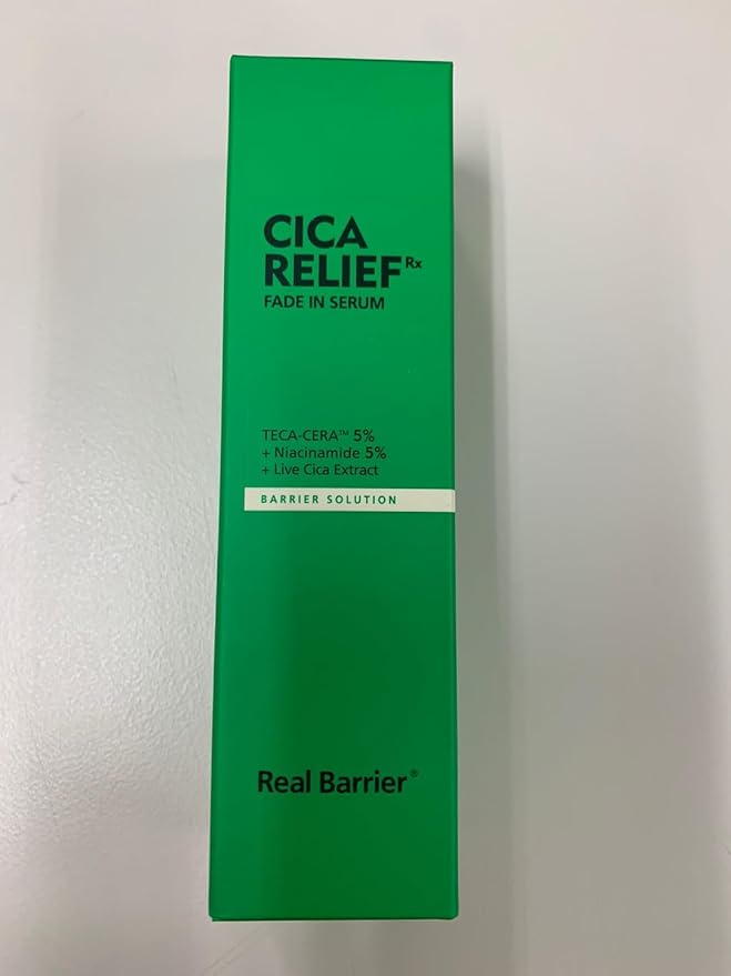 Real Barrier Cica Relief Rx Fade In Serum 50ml 1.69 fl. Oz. |Calming & Skin Recovery Face Serum, Instant Relief from Skin Irritation, Moisturizing & Soothing Serum for Sensitive Skin, Korean Skincare