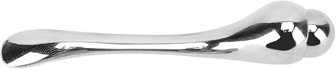 Eye Cream Applicator Tool,Metal Eye Cream Applicator Roller Wand Stick, Silver Zinc Alloy Eye Cream Spatula Scraping Massage Tool for Reducing Puffiness Wrinkle Dark Circles