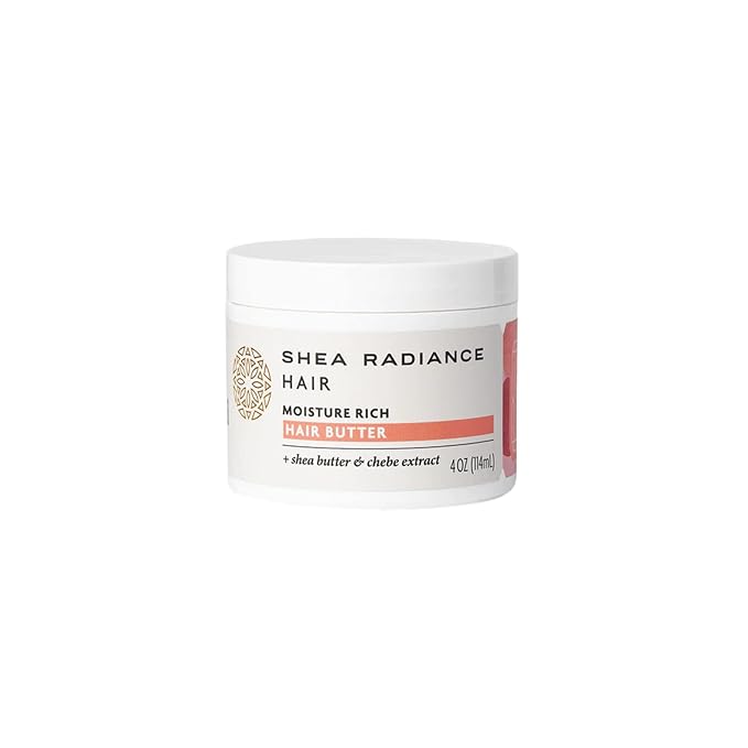 Shea Radiance Moisture Rich Hair Butter w/Unrefined Fair-Trade Shea Butter & Healing Essential Oils | 4oz