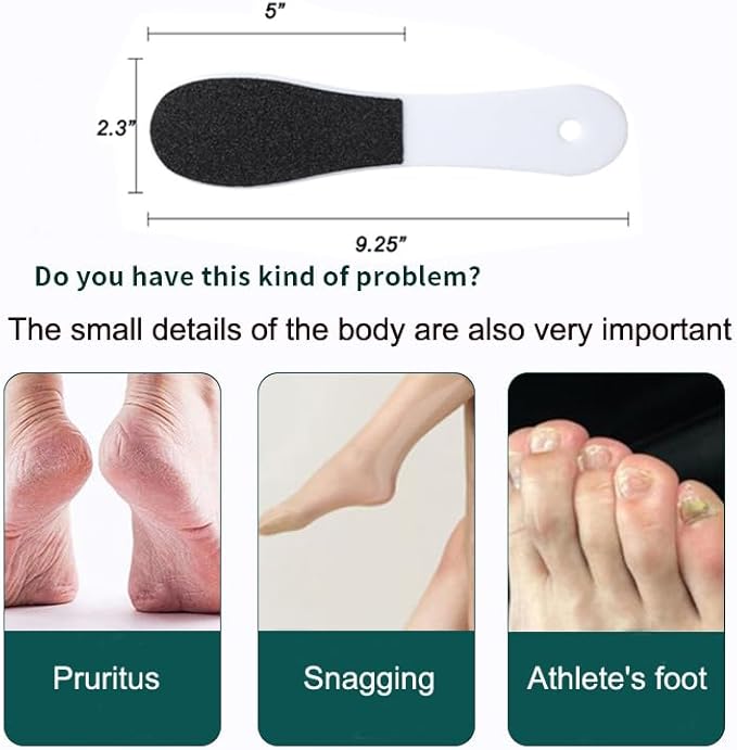 10 Pack Foot File,Foot Callus Remover Professional Sandpaper Pedicure Tools, Double Side Foot Scrubber, Sander for Dead Skin Foot Rasp Pedicure for Women Mother Manicure Beauty Shop Spa