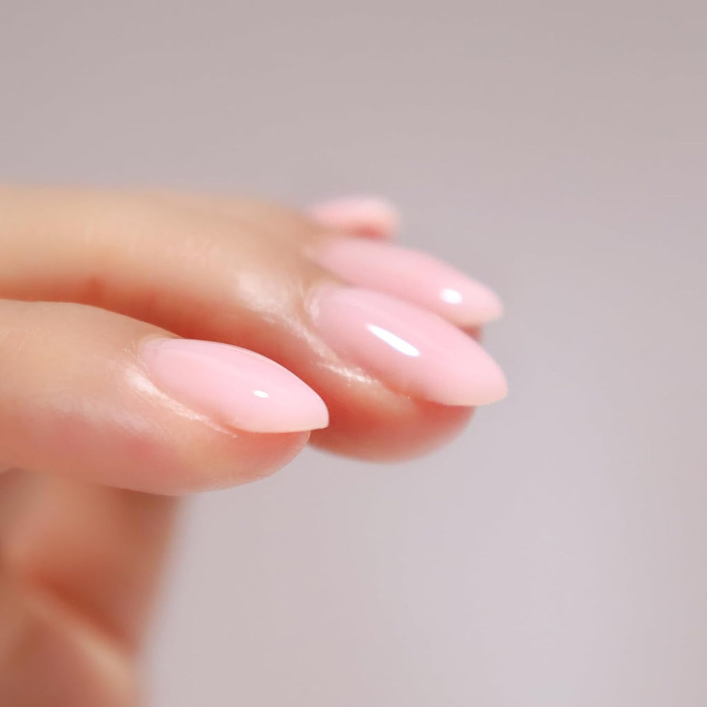 FZANEST Rubber Base Builder Gel For Nails, Sheer Color Gel Polish Elastic Rubber Base Coat For Nail Thickening Extension 15ml (Baby Pink)