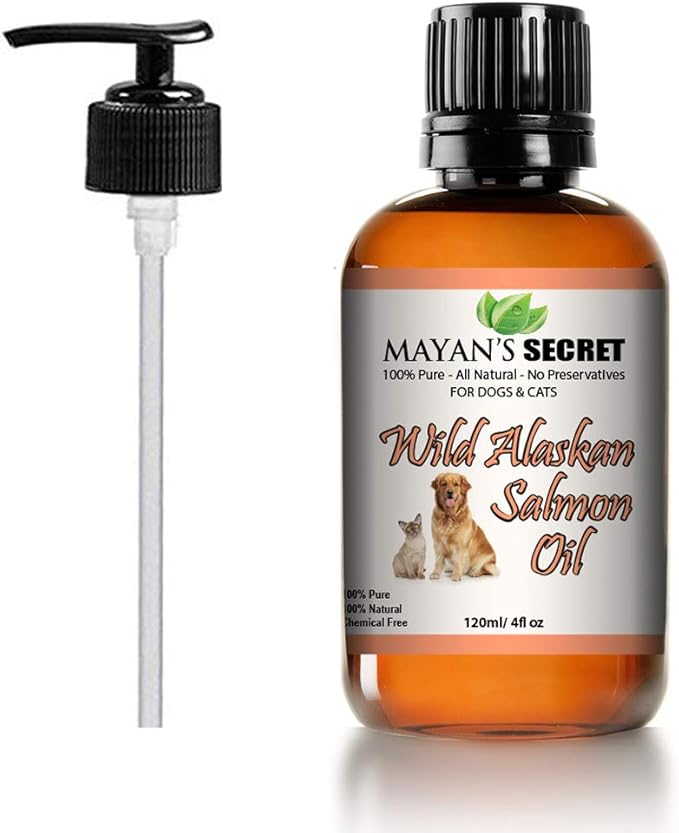 Mayan's Secret Pure Carrier and Essential oils for Skin Care, Hair, Body Moisturizer for Face-Anti Aging Skin Care (Wild Alaskan Salmon Oil, 4oz)