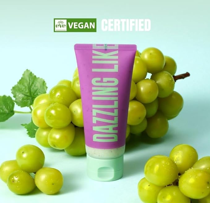 [Dear Doer] Dazzling Body Scrub in Tube - Radiant & Gentle Exfoliator with Grape Seed 3.38 fl oz/Dazzling Radint Body & Hand Wash