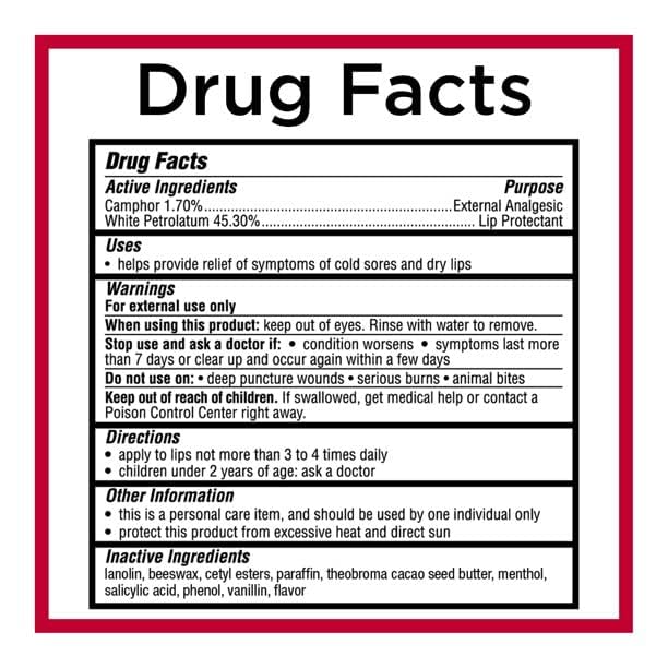 Carmex Classic Lip Balm Medicated 0.25 oz (Pack of 10)