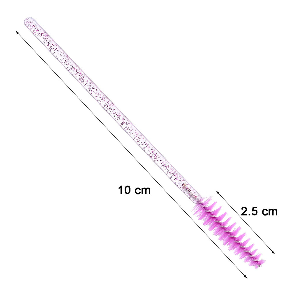 Tbestmax 500 Disposable Mascara Wands Eyelash Brush Spoolies for Eyebrow Eye Lash Extension Colorful